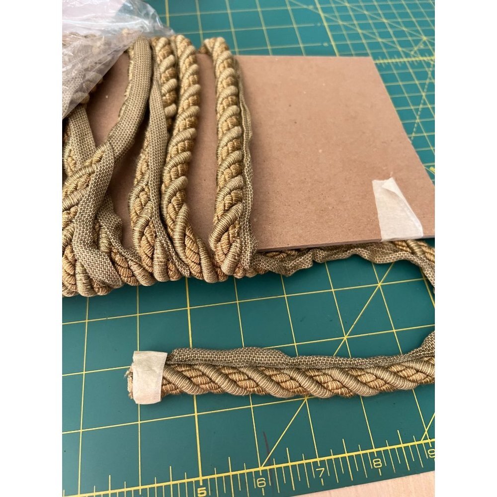 Robert Allen Rope Trim Napoli Olive 3 Yds discontinued sewing crafts upholstery - Picture 2 of 3